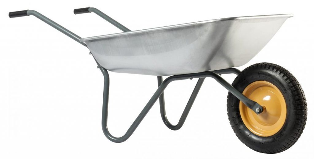 wheelbarrow galvanized 80L