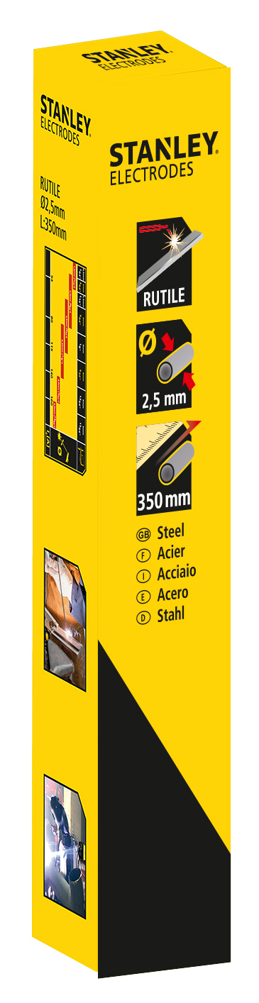 Des &#233;lectrodes de soudage Trio 50x2mm, 50x2,5mm, 30x3,25mm