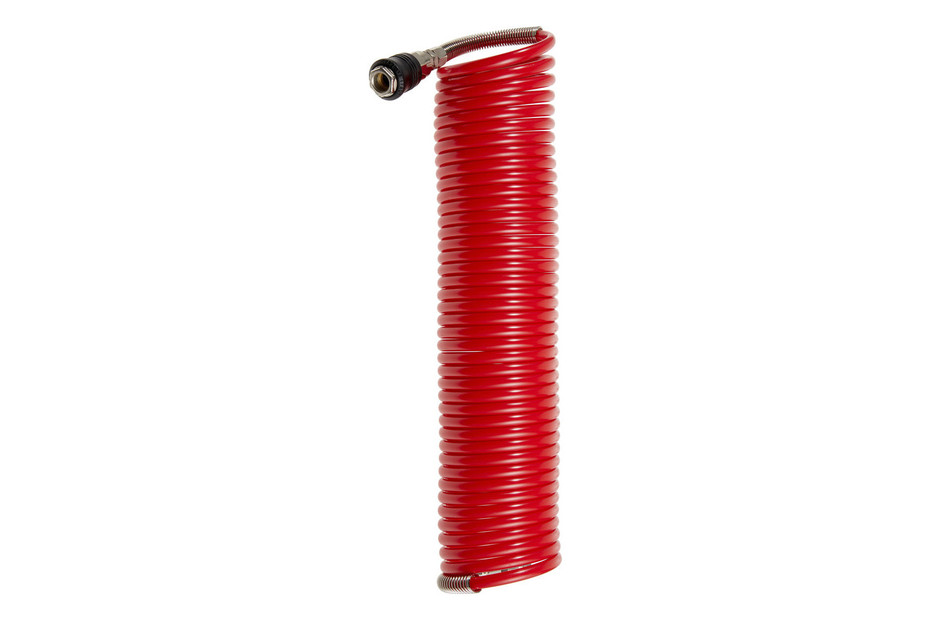 Spiral hose 10m, 6x8mm 10 bar with coupling