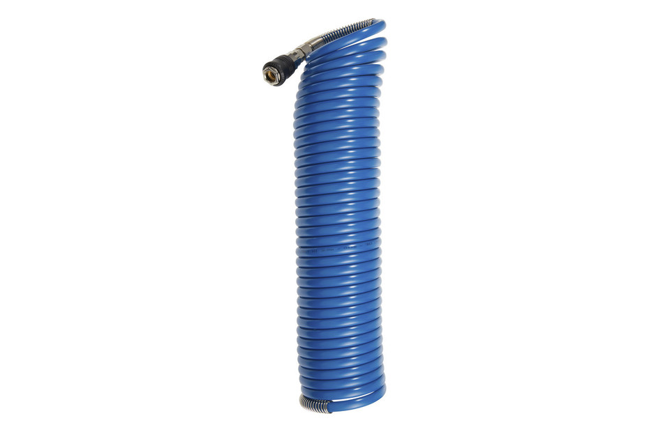 Spiral hose 10m, 8x10mm 10 bar with coupling