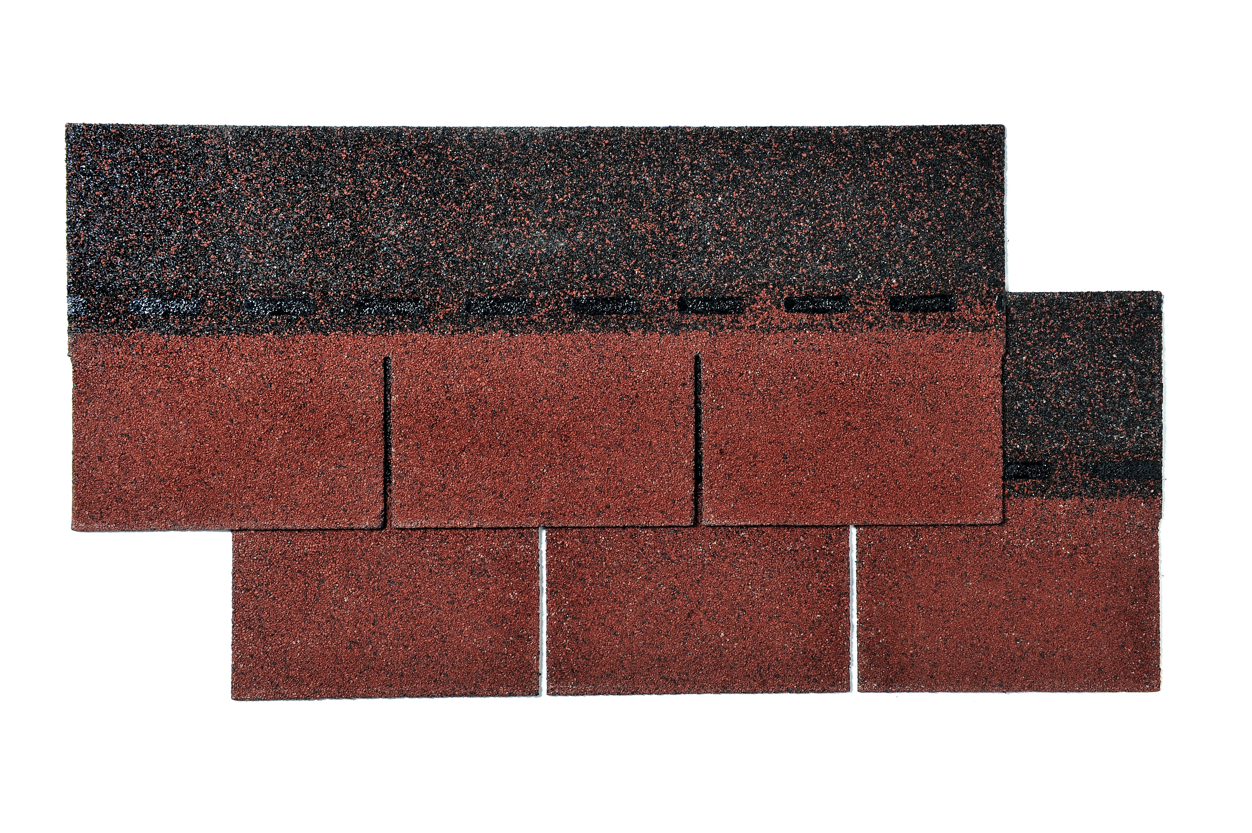 Easy rectangular shingle red 2m&#178;