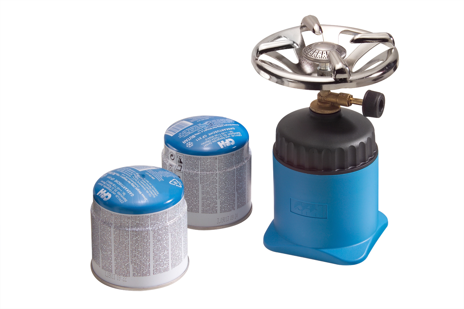 Camper stove Happy Camper Star including 2 butane gas cartridges