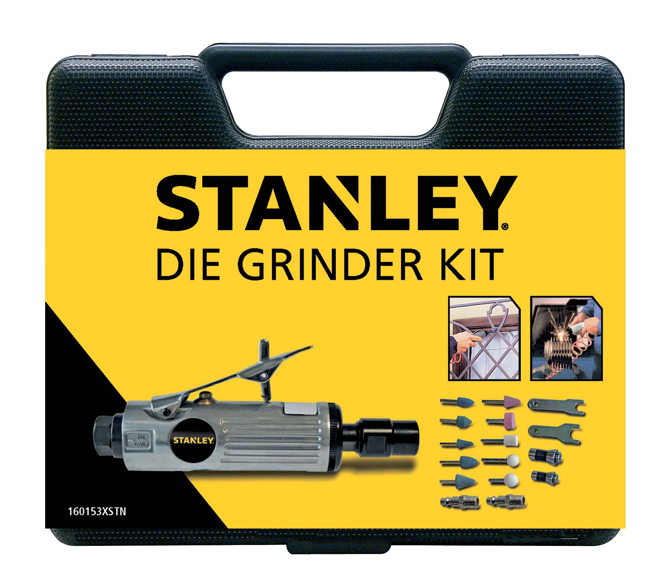 Die grinder set 1/4&#39;&#39; with 10 attachments