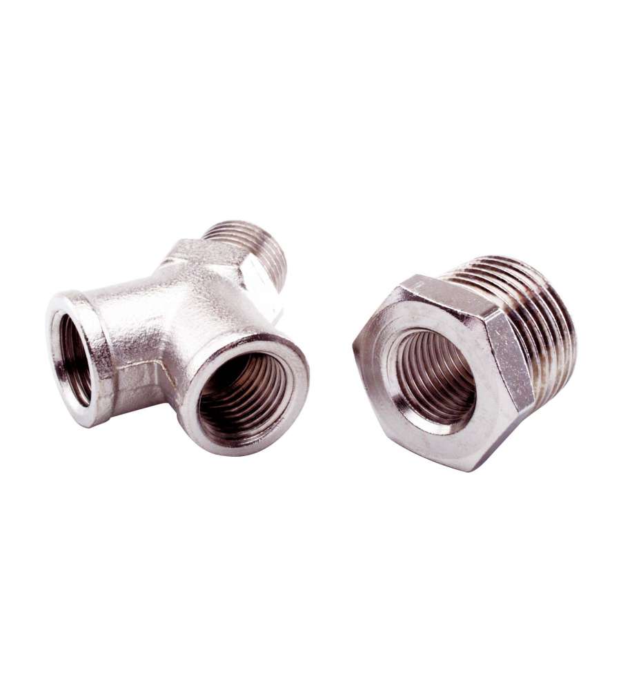 Y screw connection 2 x 1/4F and 1 x 3/8F