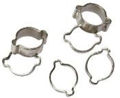 Hose clamps (6 pcs.) 8mm, 13-15mm