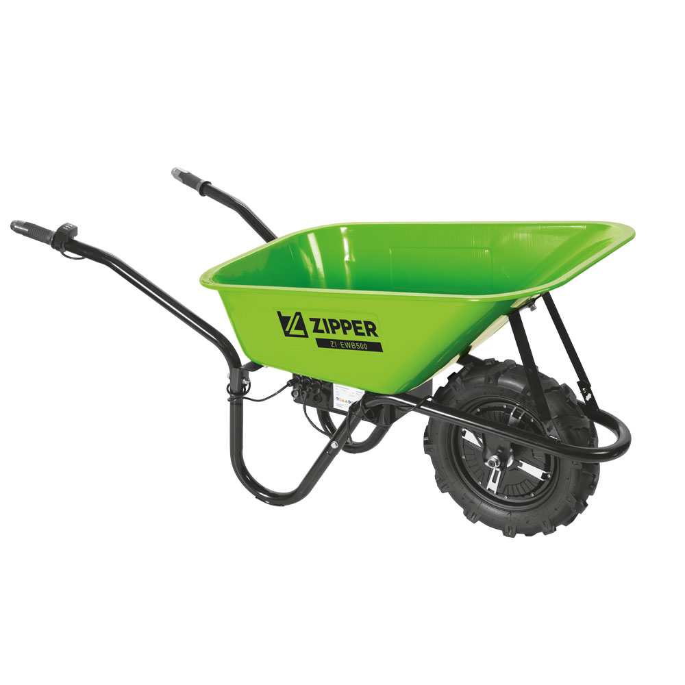 Wheelbarrow 75 liters, 150kg with battery