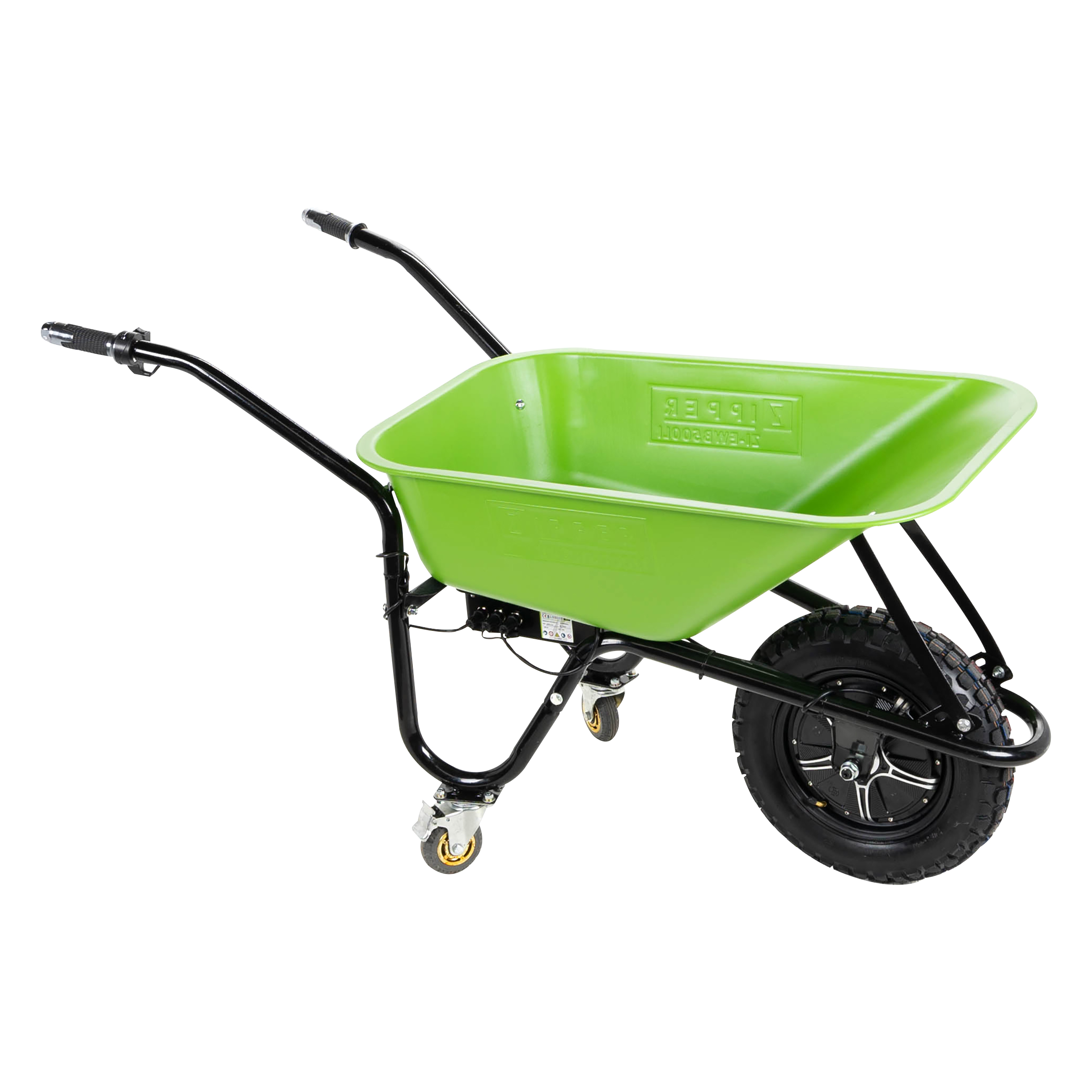 Wheelbarrow 75 liters, 150kg with battery