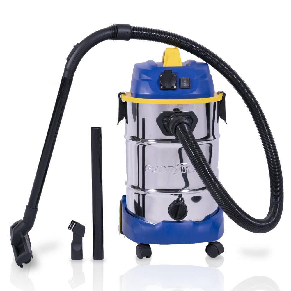 Wet and dry vacuum cleaner 30 liters with accessories